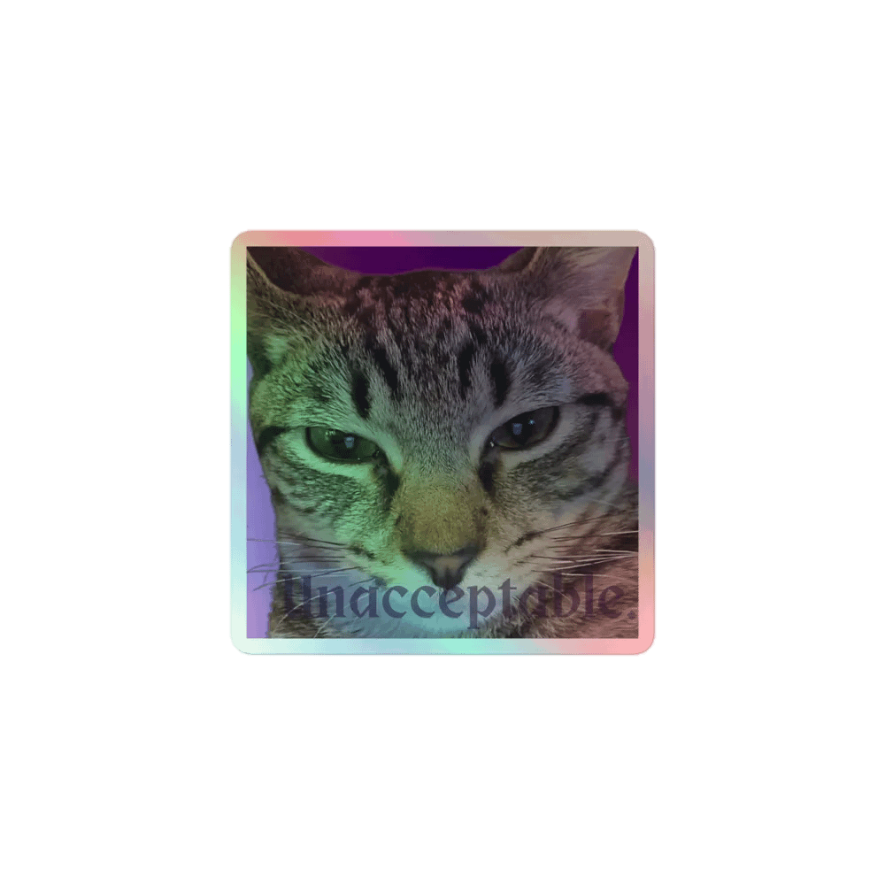 Disapproving Earl Holographic Sticker product image (1)