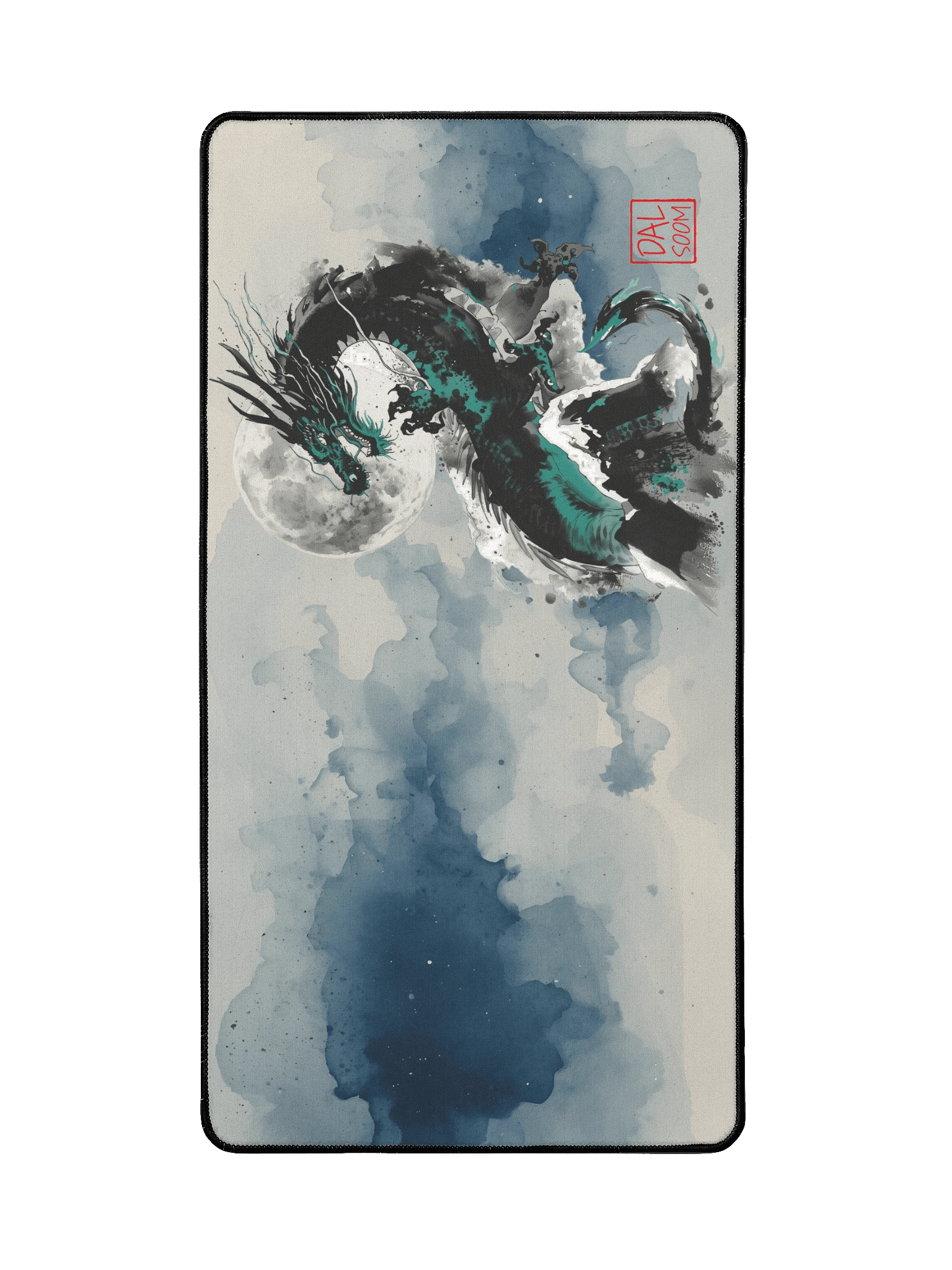 Moonlit Dragon Desk Mat product image (2)