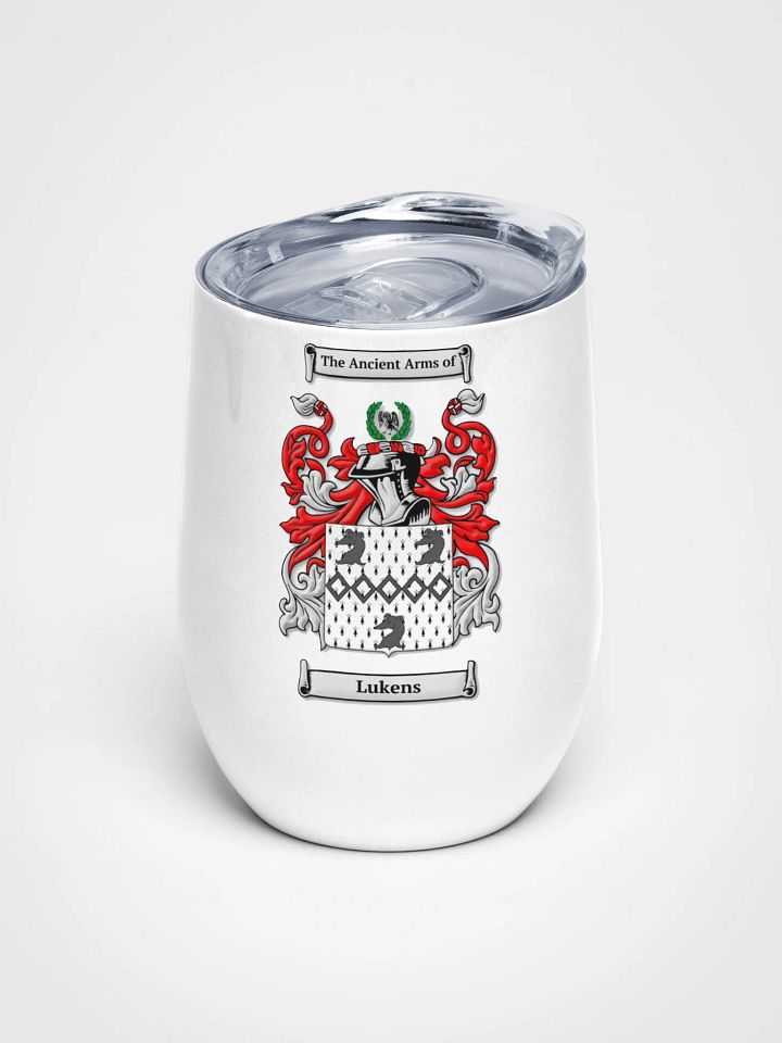 Lukens Family Crest - Wine Tumbler product image (1)
