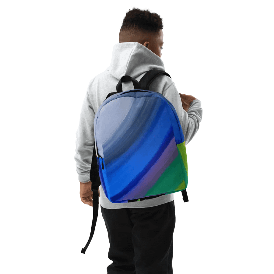 Sunrise Strokes All-Over Backpack product image (9)