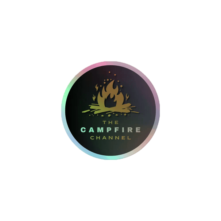Campfire Holographic Sticker product image (1)