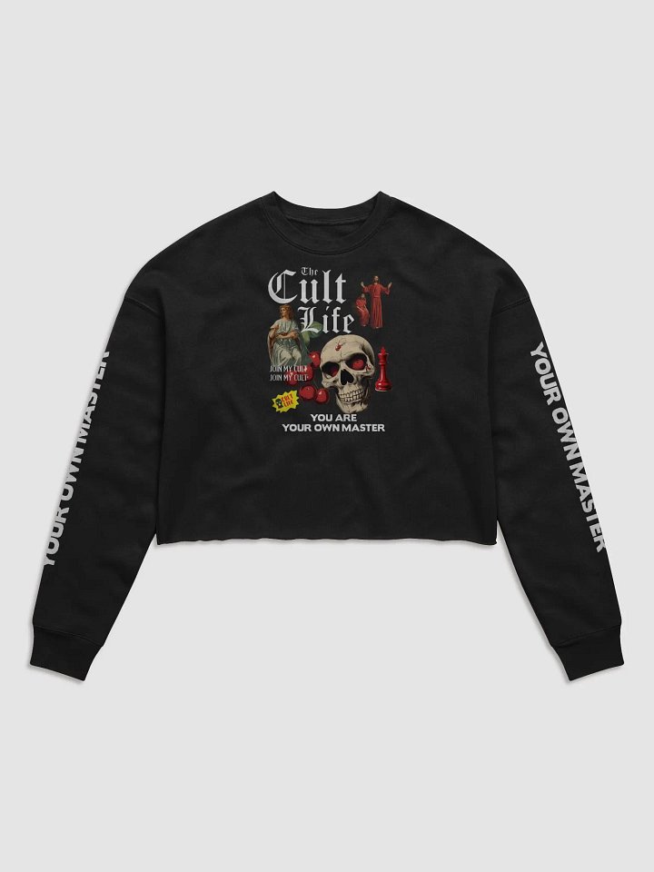 CHERRY SKULL CROP LONG SLEEVE product image (1)