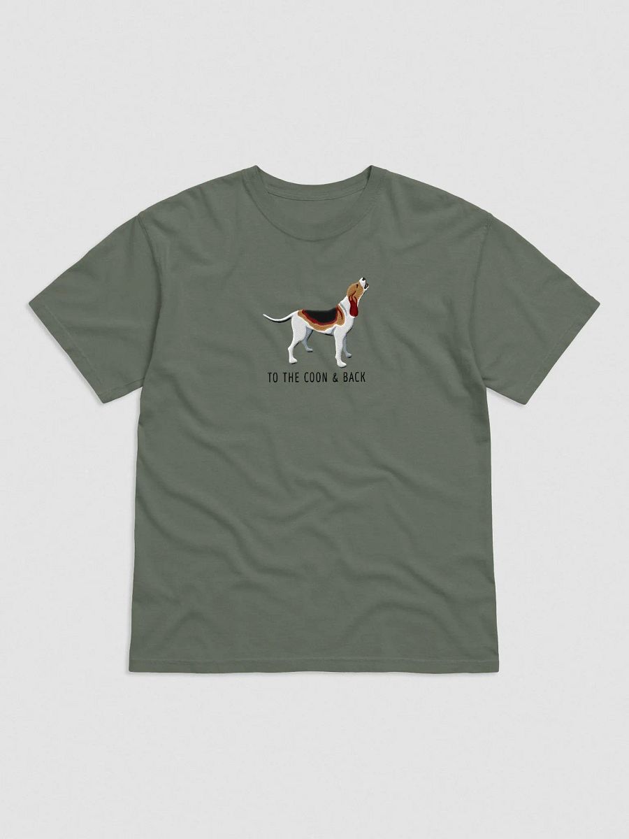 To the Coon and Back T-Shirt(Embroidered) of a Treeing Walker Coonhound product image (4)