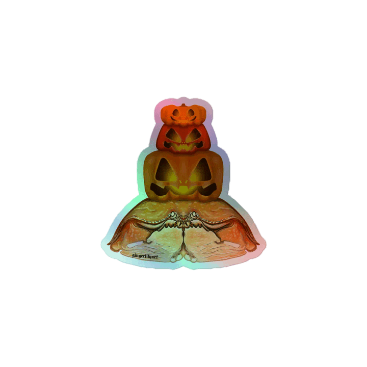 pumpkin crab sticker product image (1)