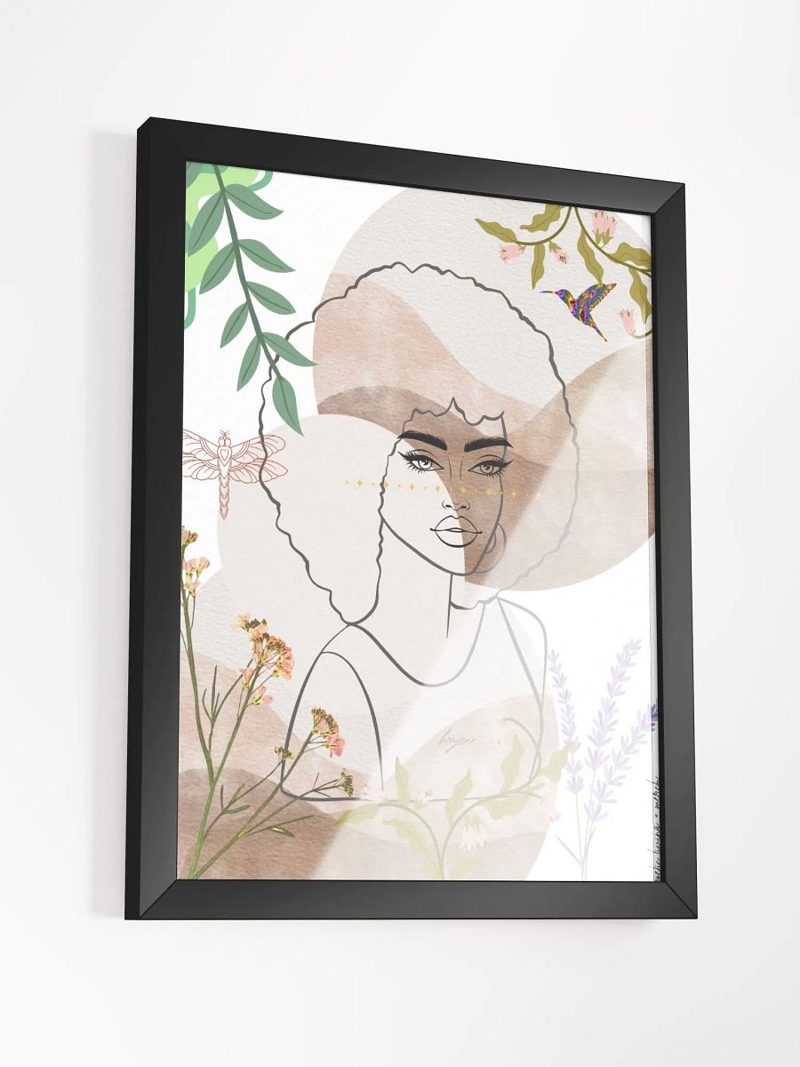 poetry woman - framed design product image (3)