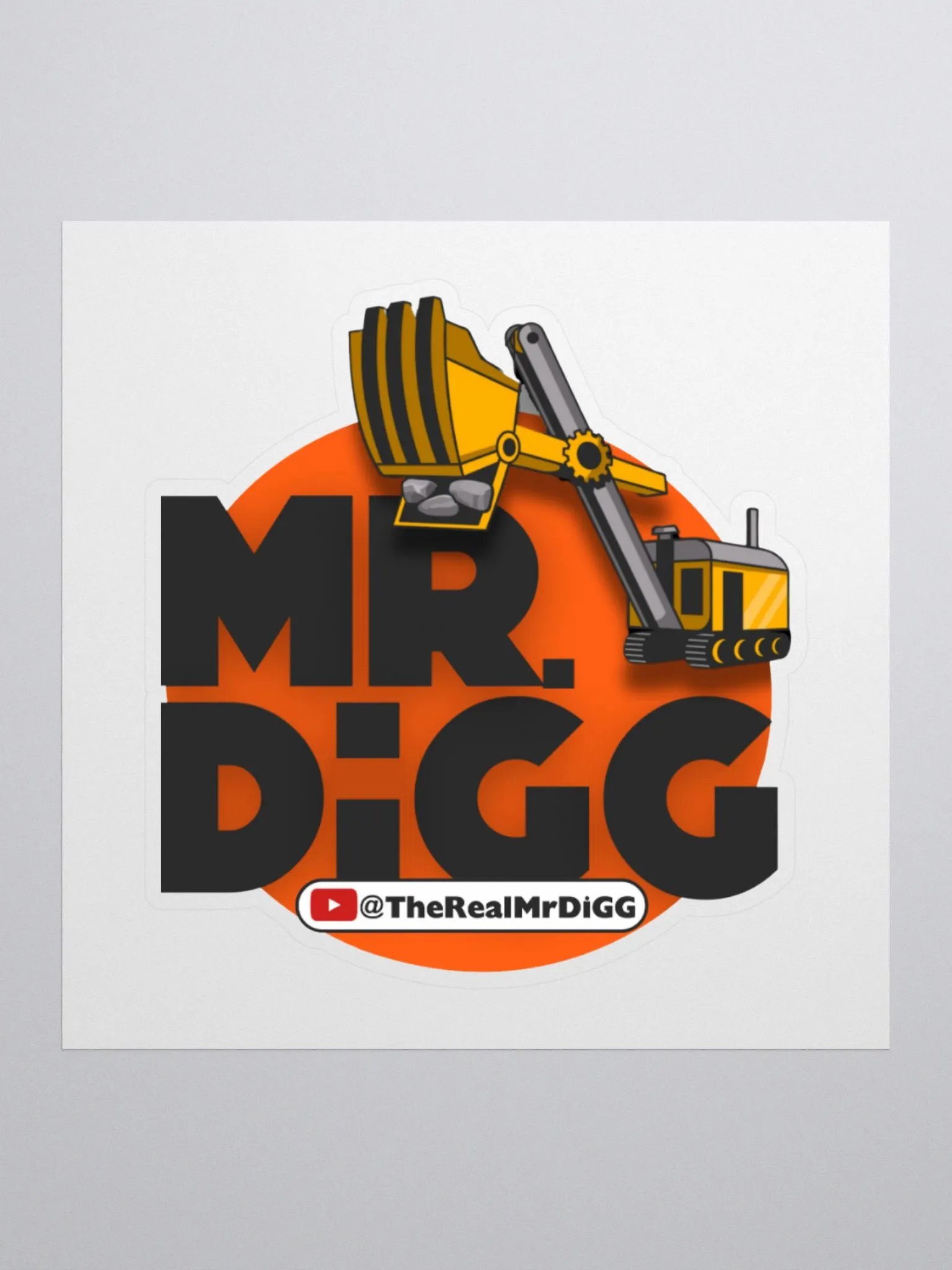 Mr. DiGG Vinyl Stickers product image (3)