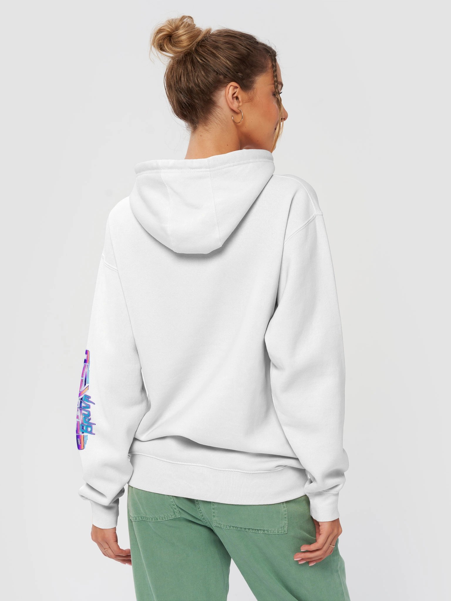 Beardedbruva Cyber Fusion Neon Hoodie product image (4)