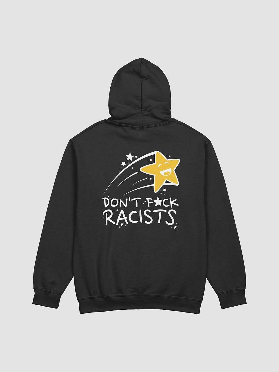 Don't F*CK Racists Hoodie - Yellow product image (3)