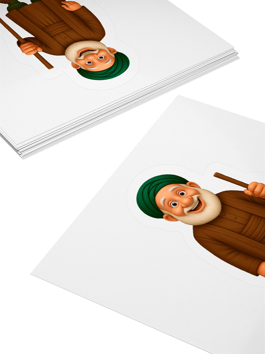 Smiling Sheikhi Kiss Cut Stickers product image (12)