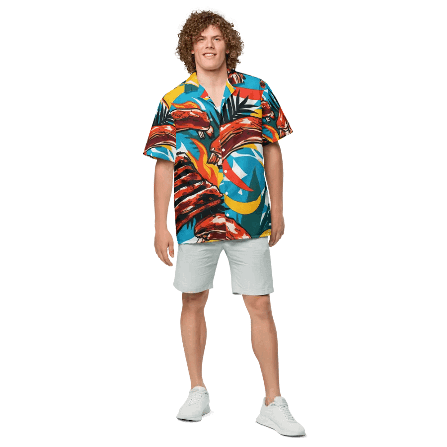Tropical BBQ Hawaiian Shirt product image (4)