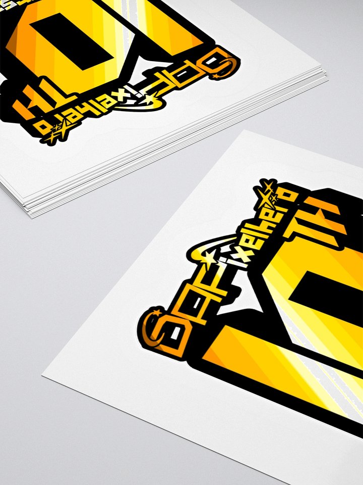 DAPixelhero - 10th Anniversary Logo Die Cut Sticker (LIMITED EDITION) product image (2)