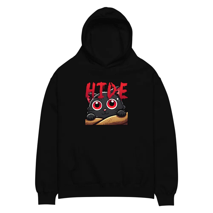 Hide and Seek Cat Oversized Hoodie product image (2)