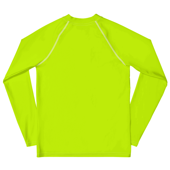 Wild Yellow Neon Youth Rash Guard product image (2)