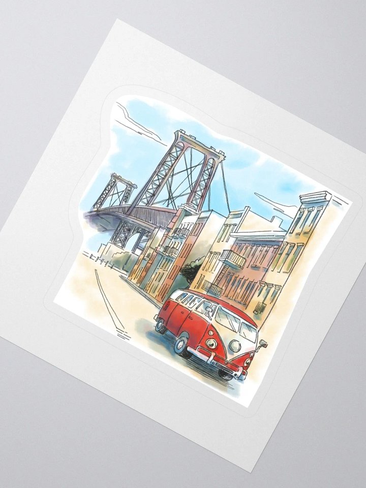 Sticker of Williamsburg Bridge product image (2)