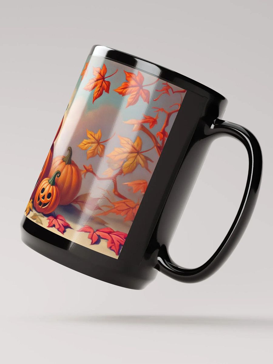 Kitten and Jack-o-Lantern Pumpkins Halloween Mug product image (3)