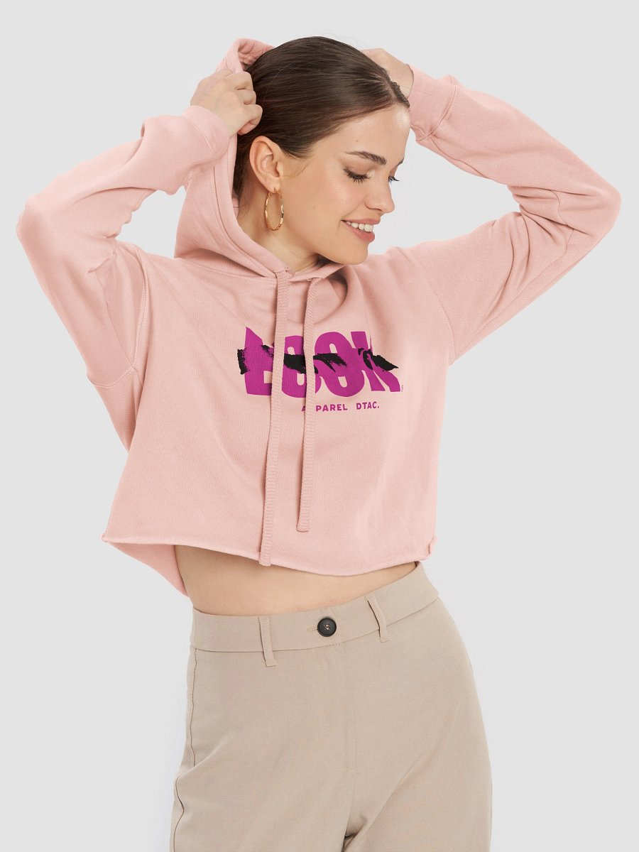 Pink Crop Hoodie by DTAC product image (5)