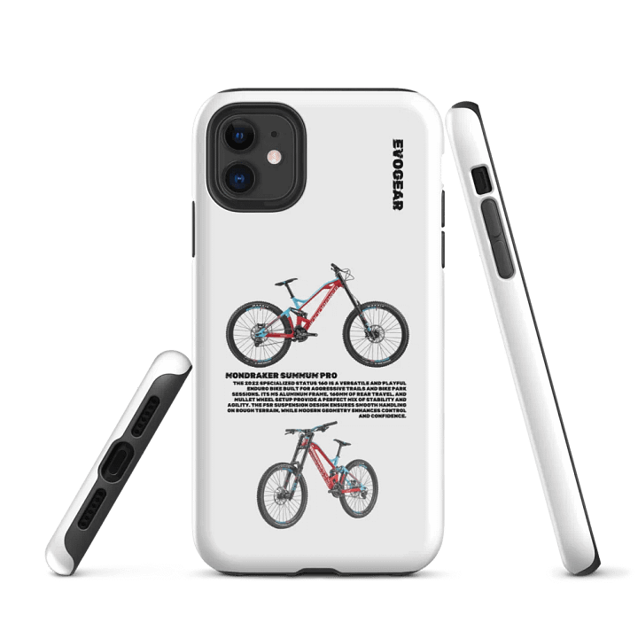 White Mondraker Summum Pro iPhone Case product image (1)