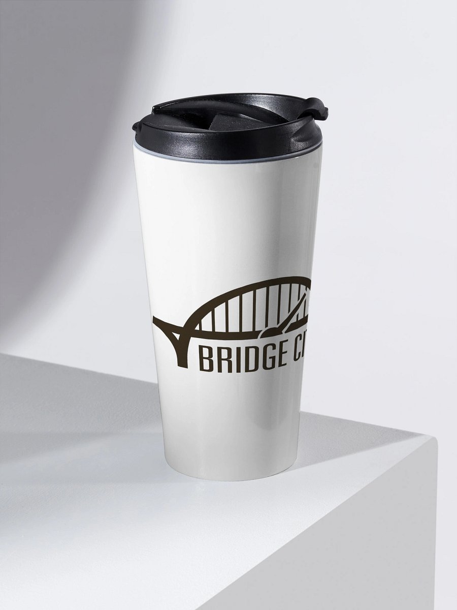 Stainless Steel travel mug BCA logo black product image (2)