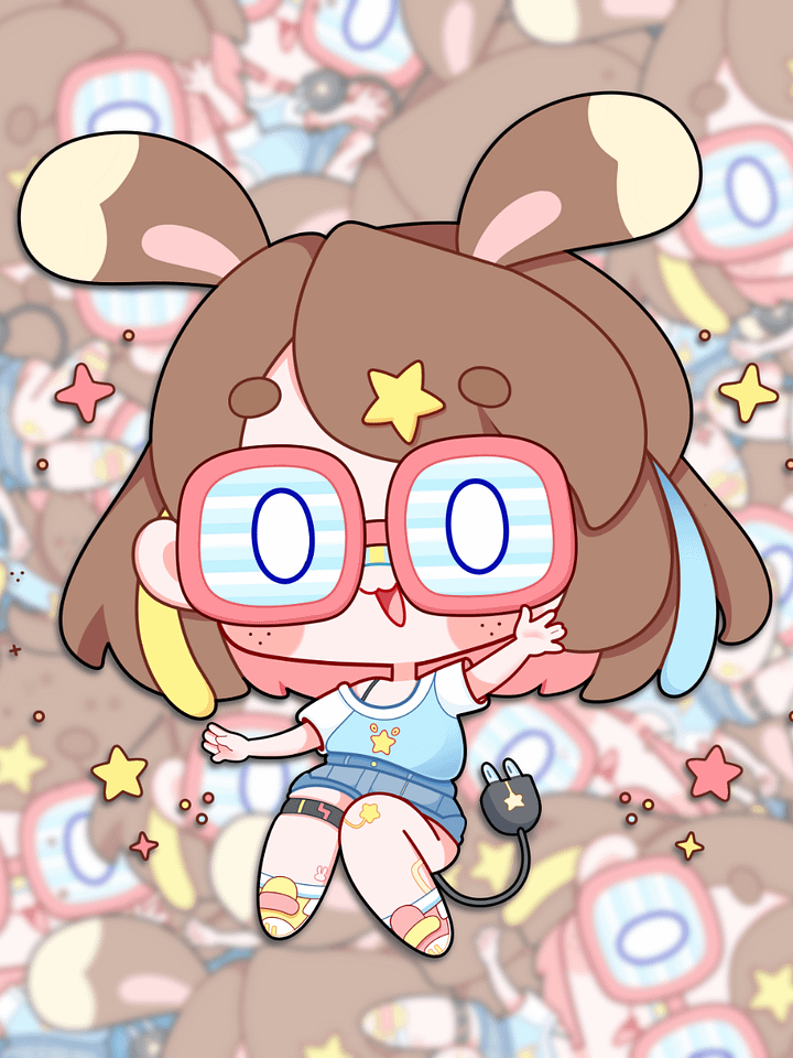 Chibi Rae Vinyl Sticker product image (1)