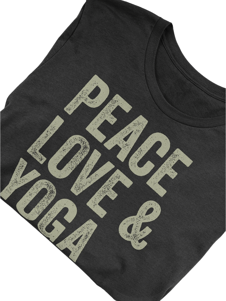 Peace Love And Yoga T-Shirt product image (2)