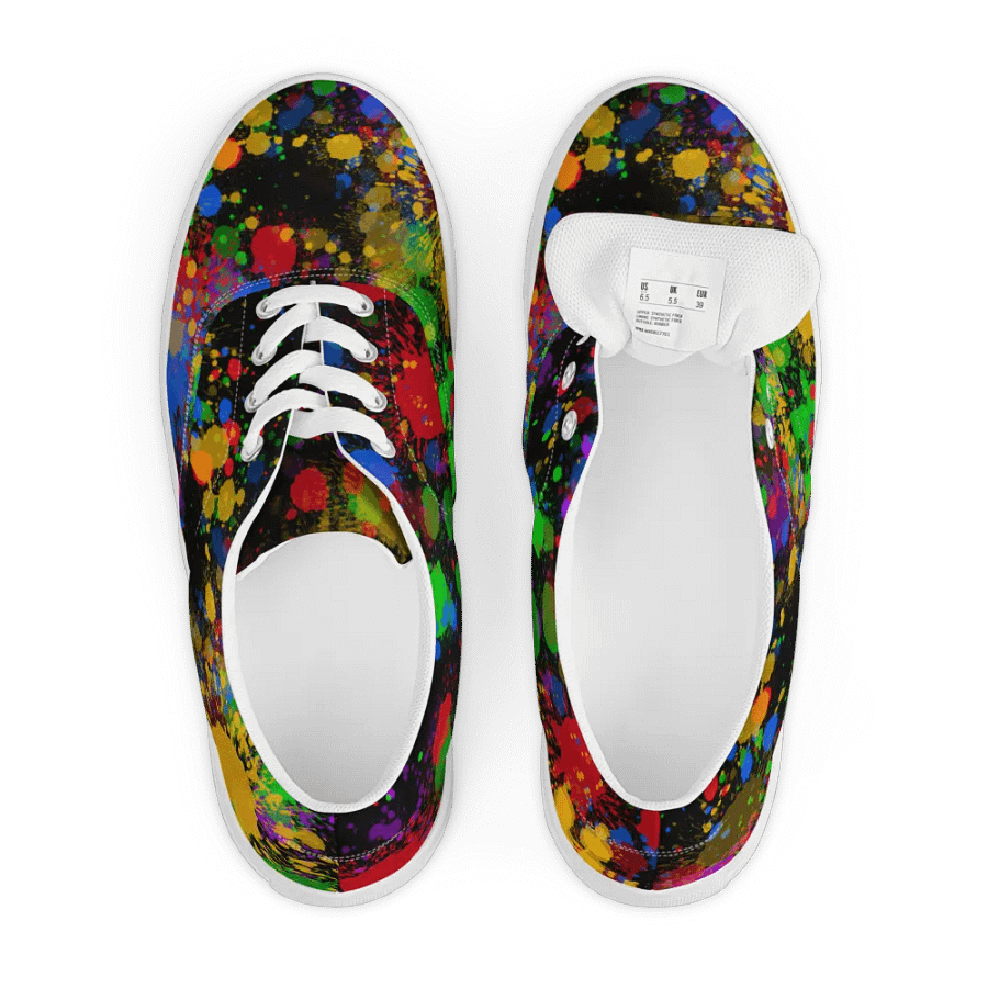 JokersVibe Graffiti Style Lace-Up Shoes product image (5)