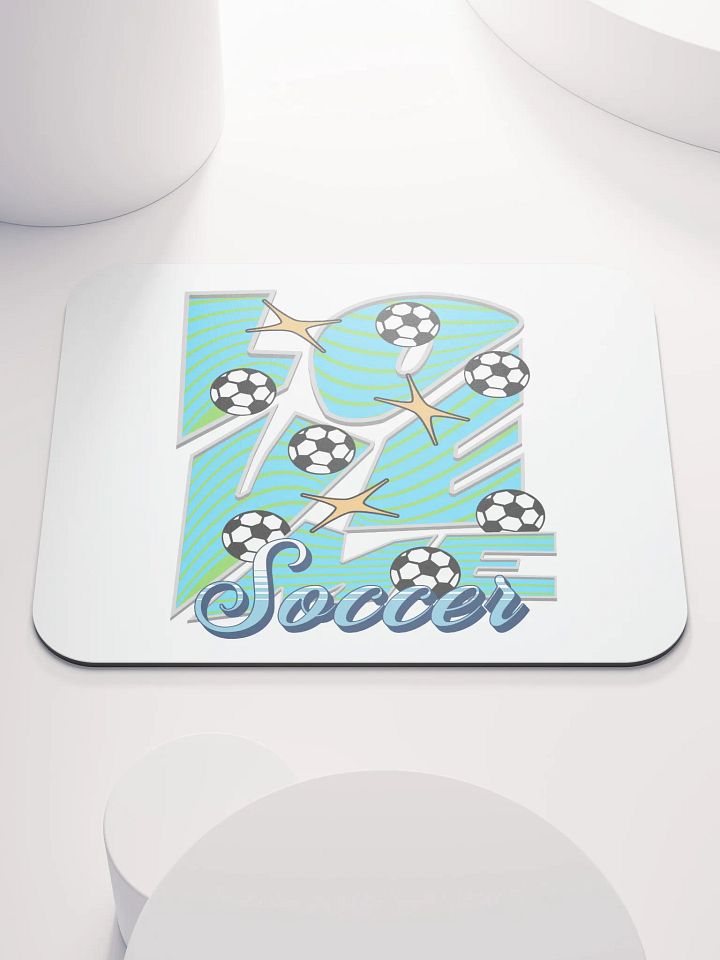 Love Me Soccer Stripes Mouse Pad product image (2)