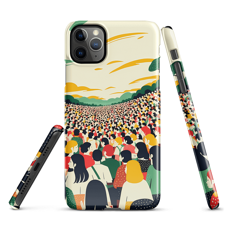 Unity in Diversity Crowd Art Snap Case for iPhone® product image (3)