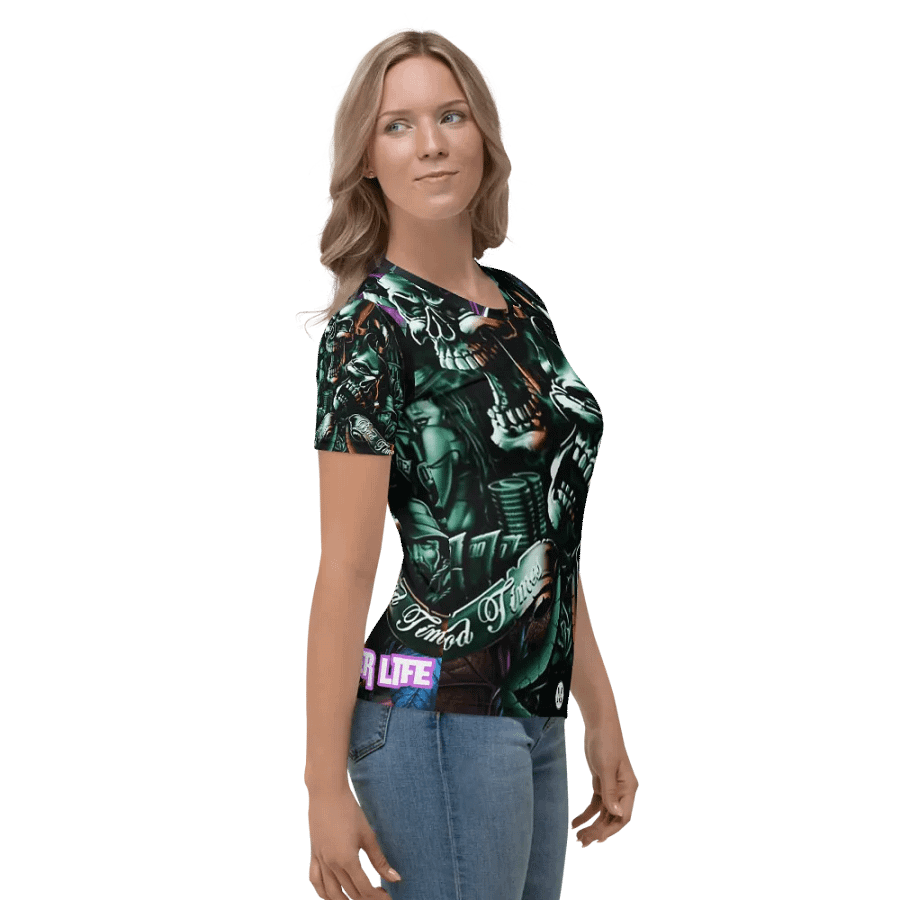 LowRider Smile Now Cry Later Women's Crew Neck T-Shirt product image (4)