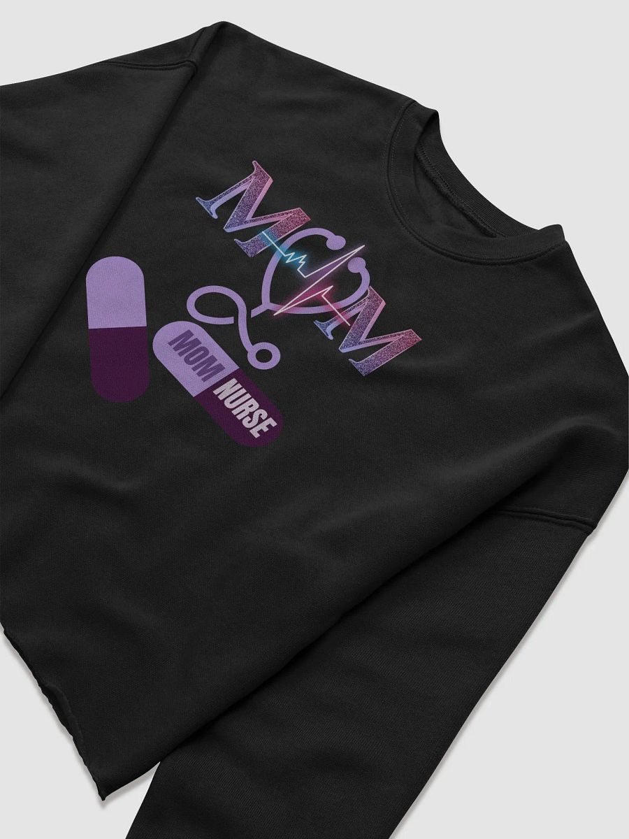 Heartbeat Mom Nurse Crop Sweatshirt product image (14)
