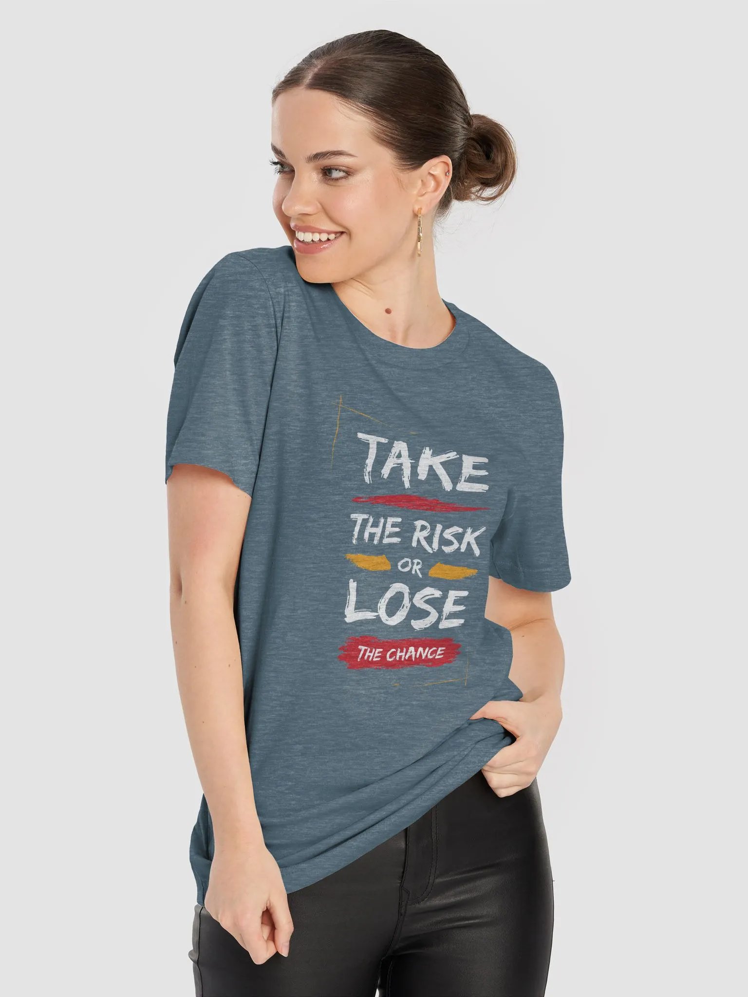 Take a risk or lose the chance T-Shirt product image (64)