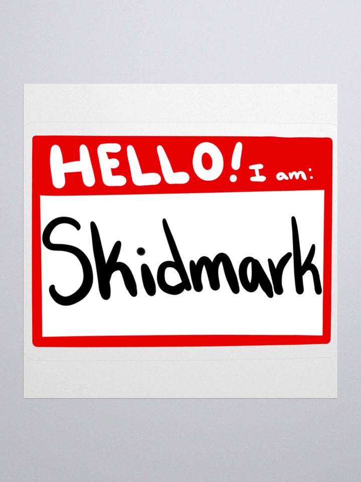 Skidmark Sticker product image (1)