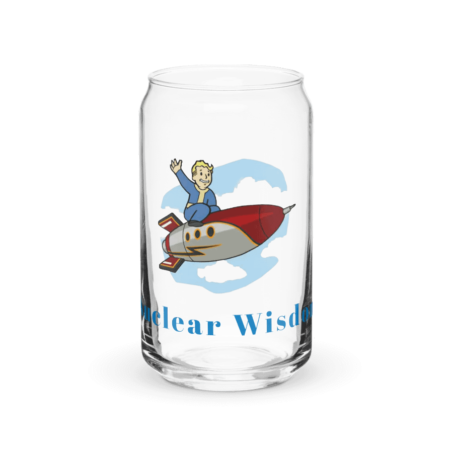 Nuclear Wisdom Can Shaped Glass Cup product image (2)