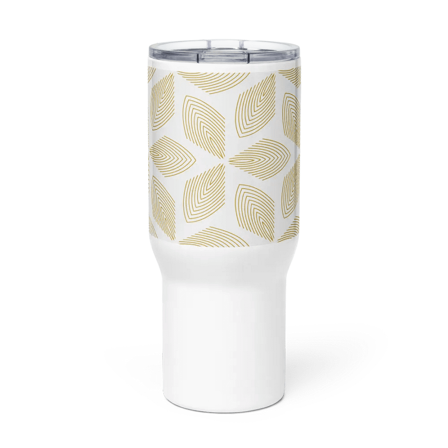 Golden Leaf Luxe – Insulated Mug with Handle product image (2)