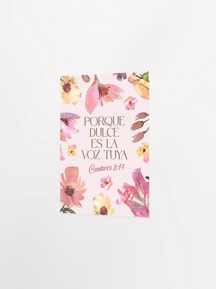 Sweet Voice Floral Poster product image (6)