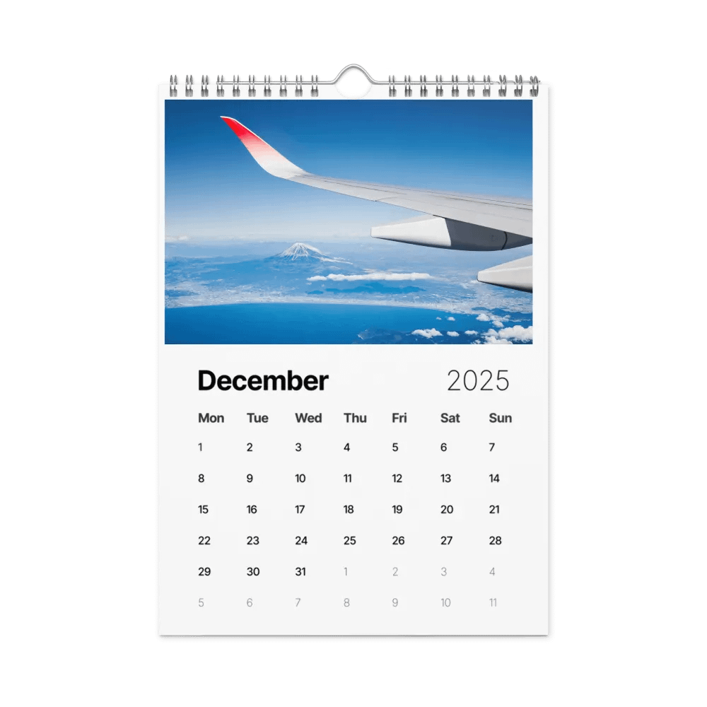 2025 Wall Calendar - Best Of: Wing Views - (A3 or A4) product image (5)