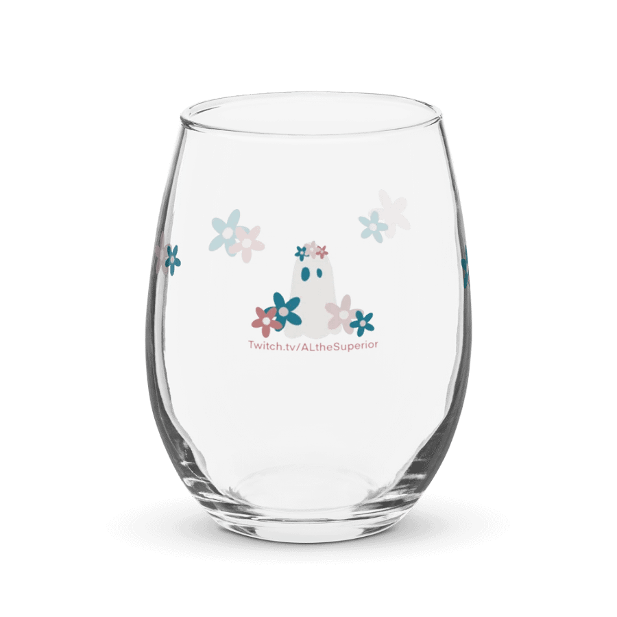 Floral Ghost Wine Glass product image (1)