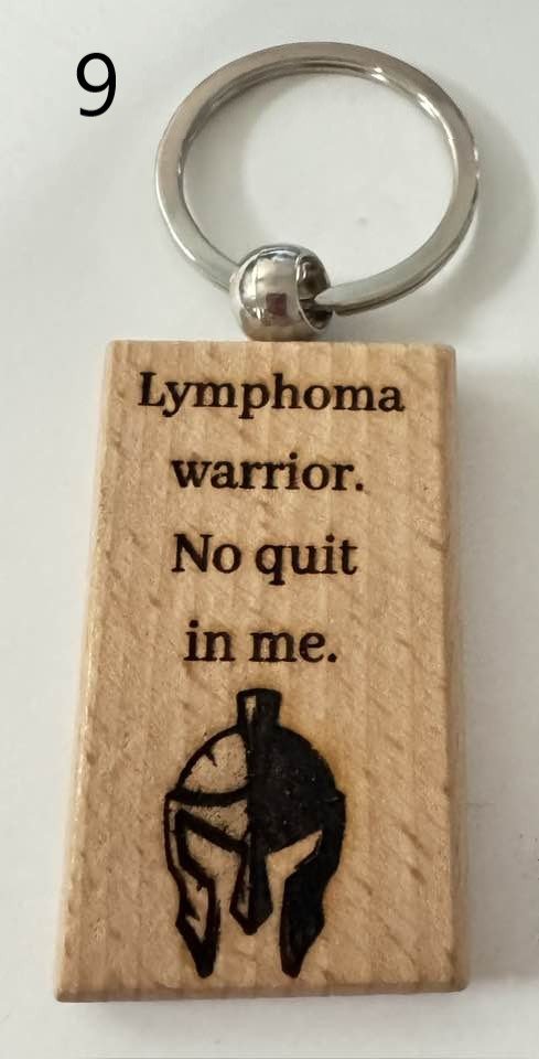 Wooden Engraved Illness Awareness Keychains | Chronic Pain, Cancer, & More  (3) product image (9)