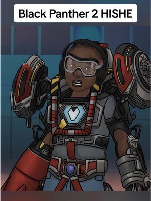 Ironheart saves everyone - Black Panther 2 HISHE #animation #ironheart #blackpanther #cartoon #fyp 