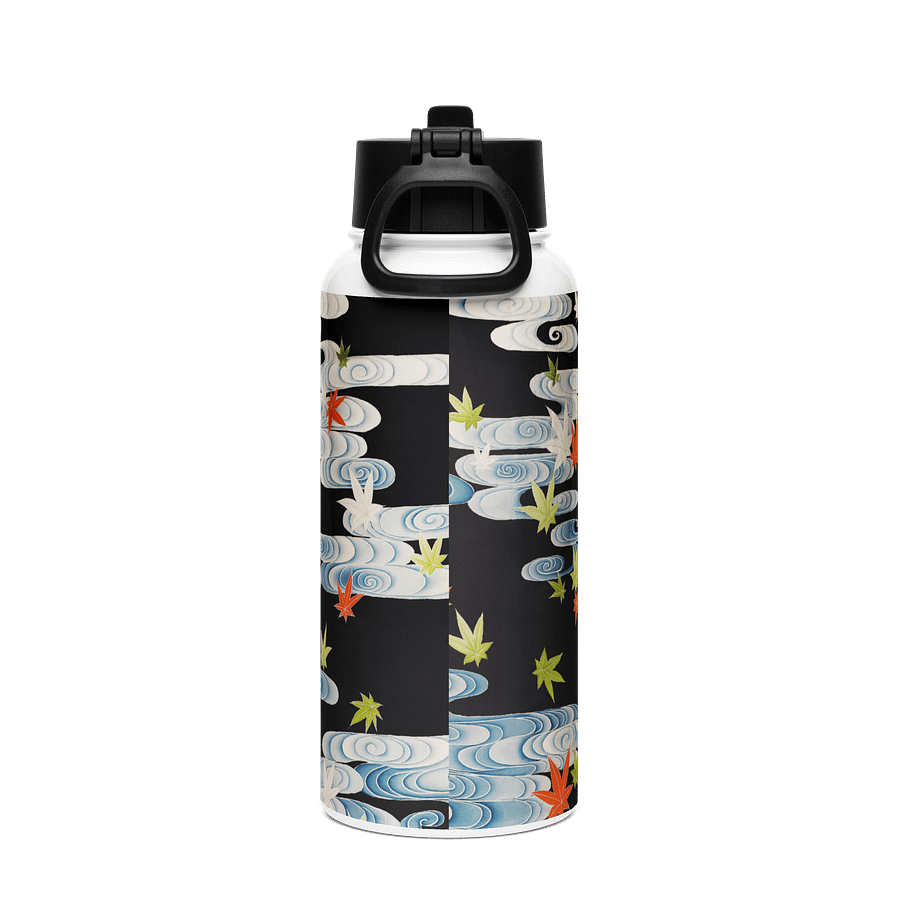 Maple Leaves. 32oz. Stainless Steel Water Bottle product image (2)