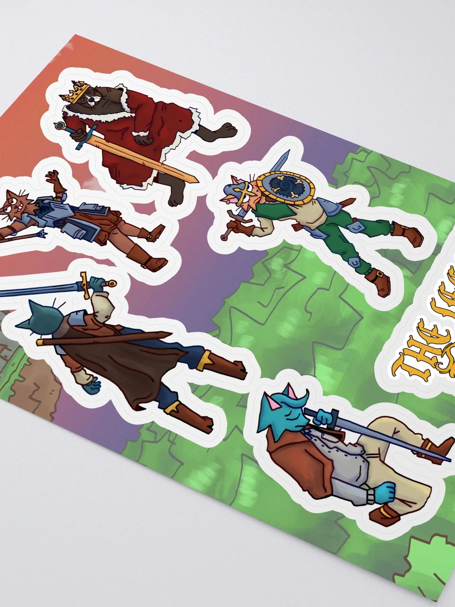 THE LEGEND OF FARTOPIA Sticker Sheet product image (3)