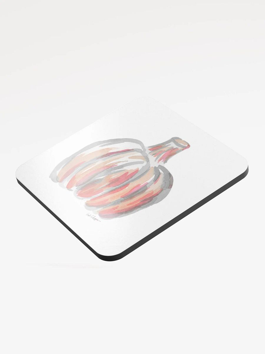Watercolor Pumpkin Glossed Cork Coaster 2 product image (3)