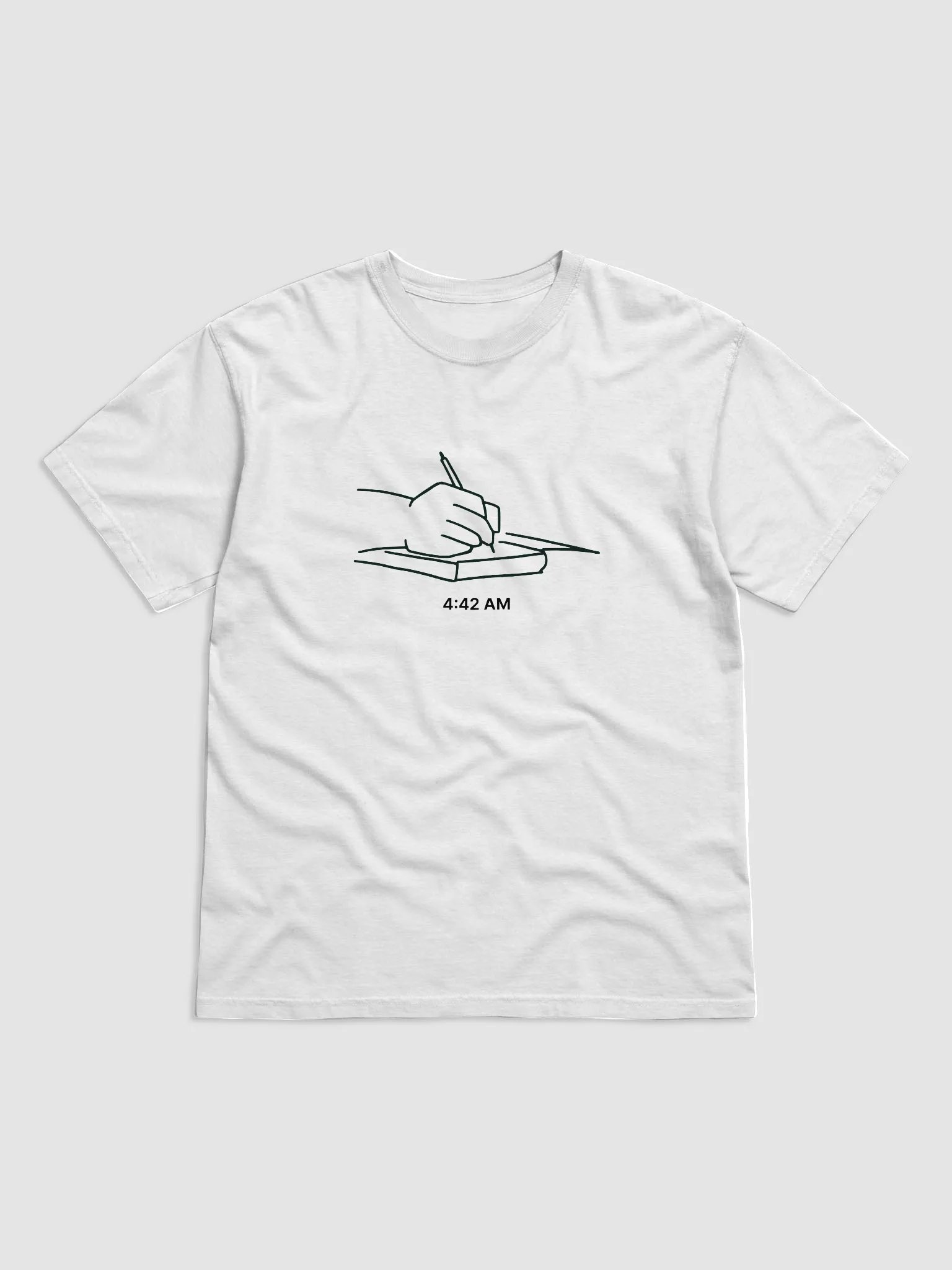 Writing - Tshirt - Morning Routine - Ashton Hall product image (1)