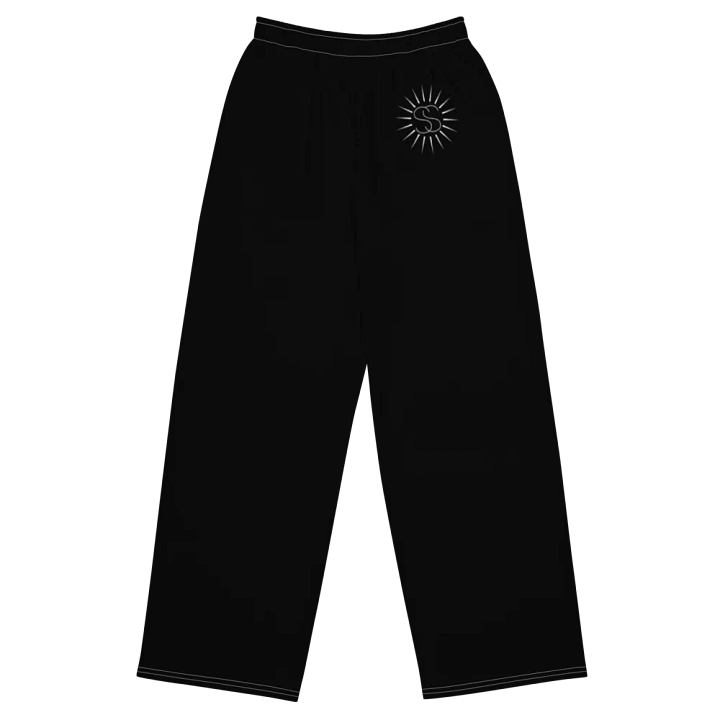 Black SS Wide leg beach pants product image (1)