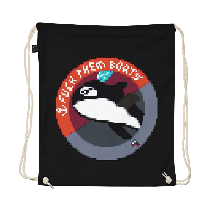Fuck Them Boats Drawstring Bag product image (1)
