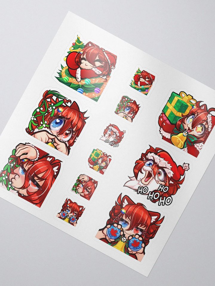 Neko Xmas Emote Sticker Set product image (2)