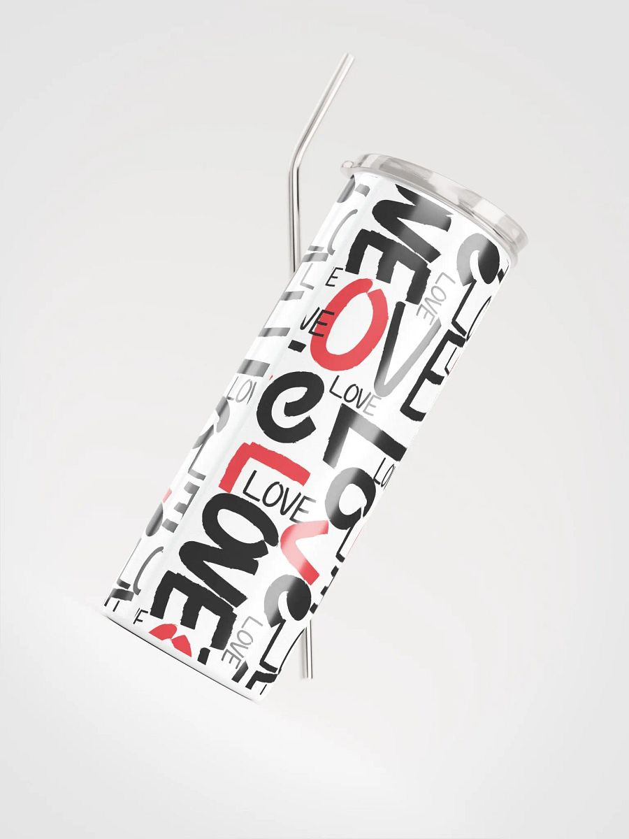 Valentine's Love Love Love Stainless Steel Tumbler: Share the Love product image (4)