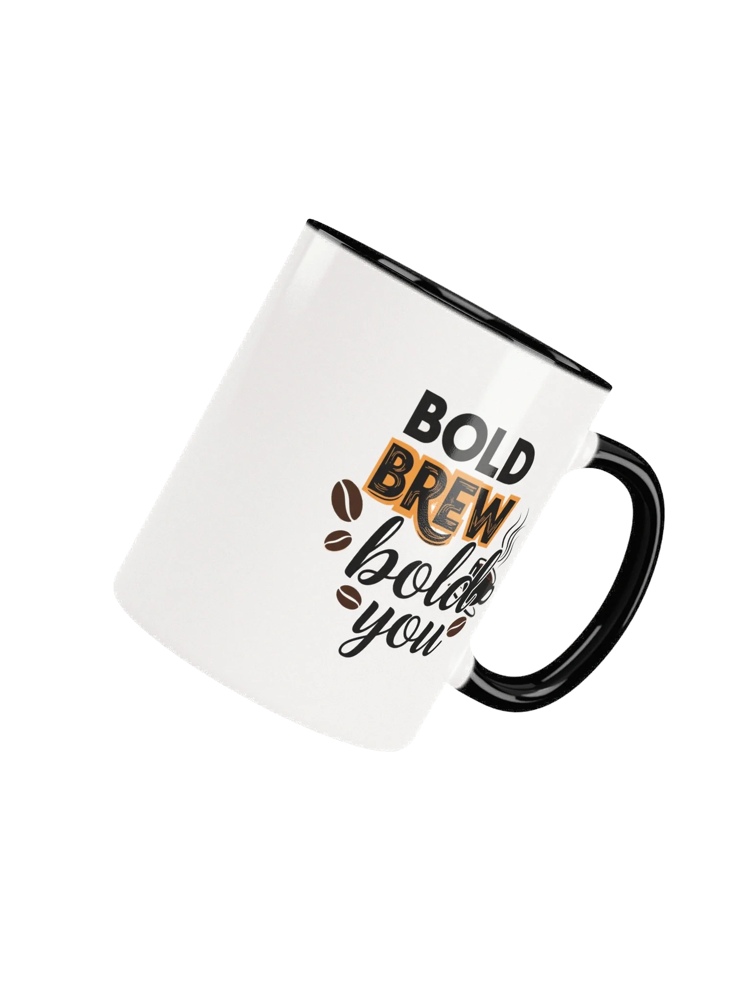 Bold Brew, Bold You Coffee Mug – Empower Your Morning with Every Sip | Motivational Ceramic Tea Cup for Bold Personalities product image (4)