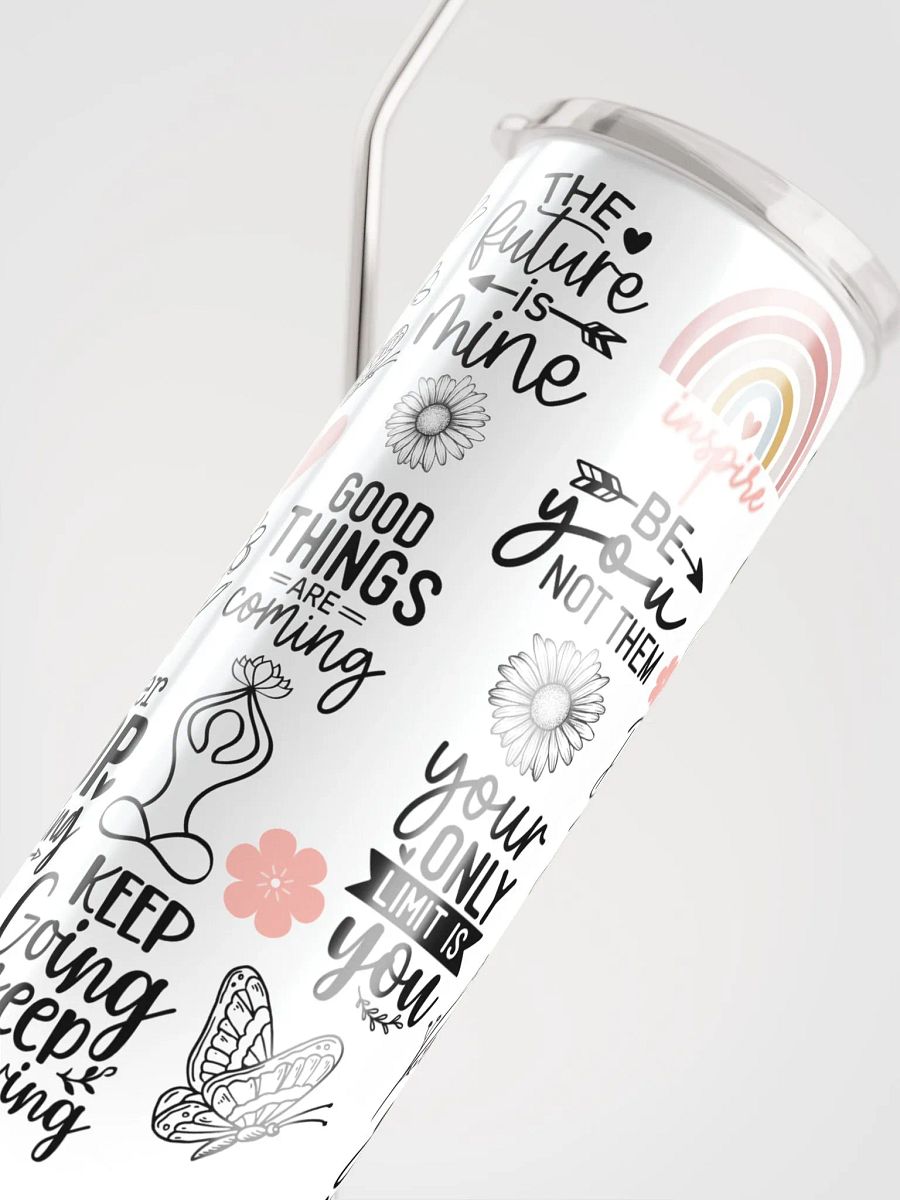 Inspirational Quotes Stainless Steel Tumbler product image (6)