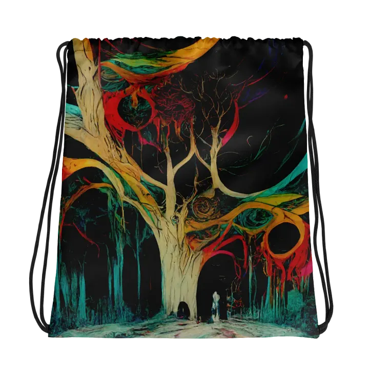 Surreal Tree All-Over Drawstring Bag product image (1)