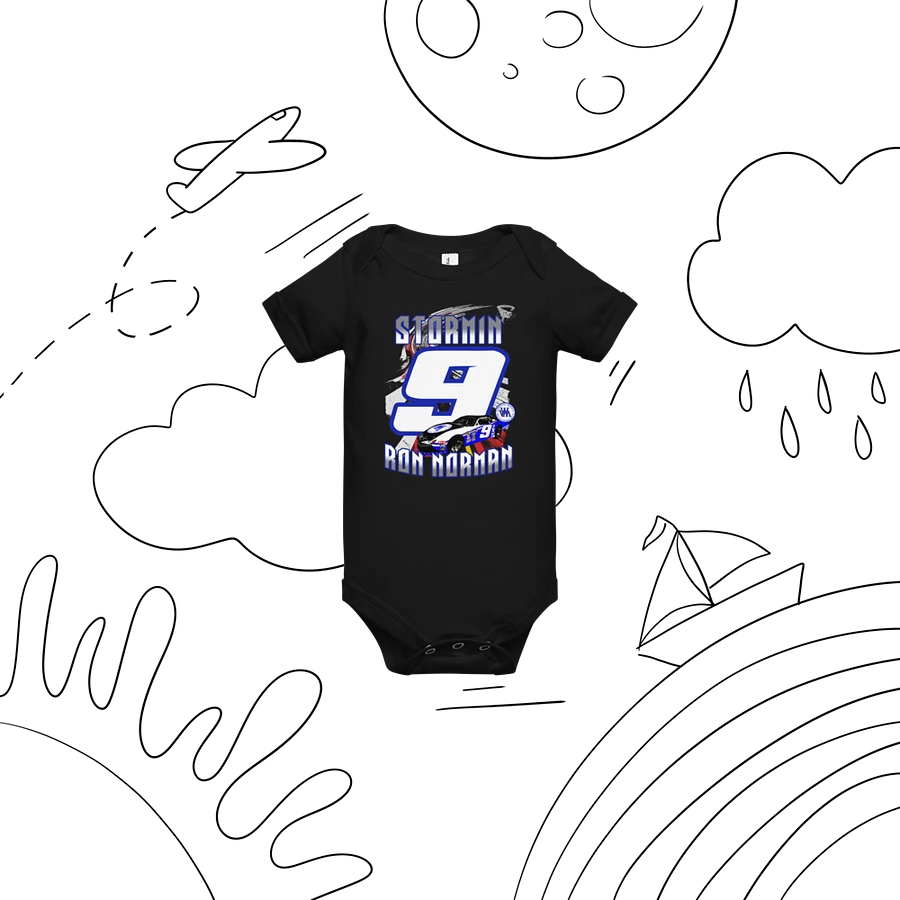 Stormin Ron Norman #9 Vision West Motorsports Onesie product image (6)